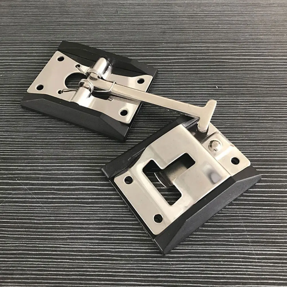 

Fixing Polished Truck Door Hook Positioning Stainless Steel Trailer RV Protective Durable With Bracket T Shaped Buckle Universal