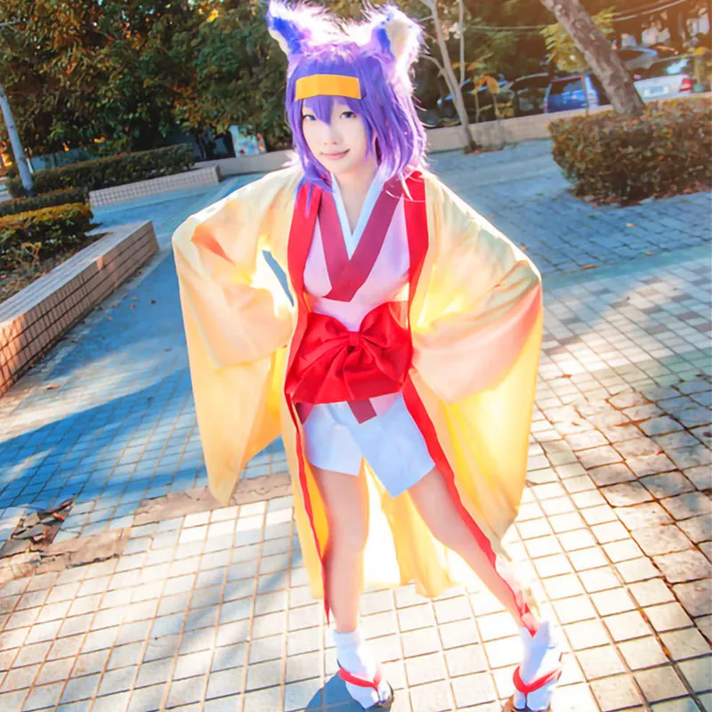 

Костюм для косплея аниме «NO GAME NO LIFE», Hatsuse Izuna, платье для Хэллоуина с бантом для девочек
