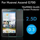 Закаленное стекло 9H для Huawei Ascend G700, Оригинальная защитная пленка, Передняя Защитная пленка для Huawei G700