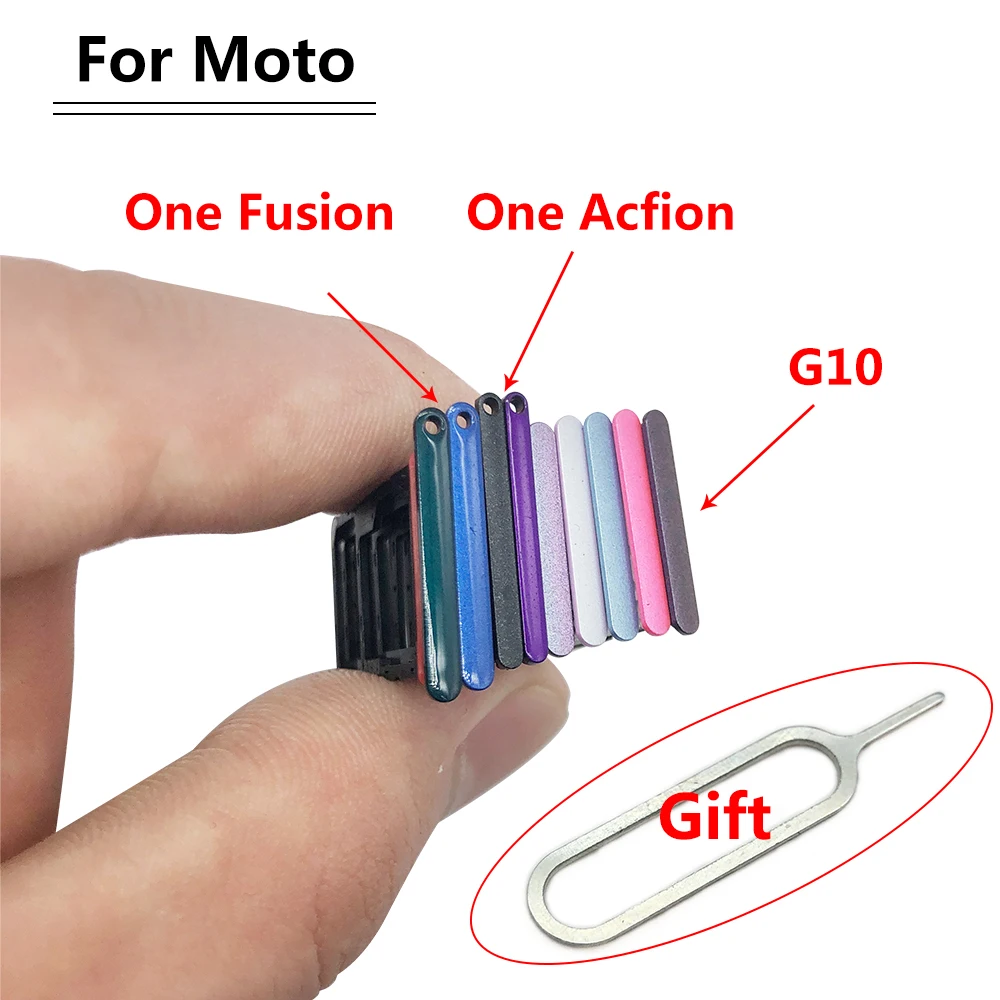 Новый лоток для SiM-карты Motorola Moto One Macro Action Zoom Hyper Fusion Plus слот SIM-карты SD-карты