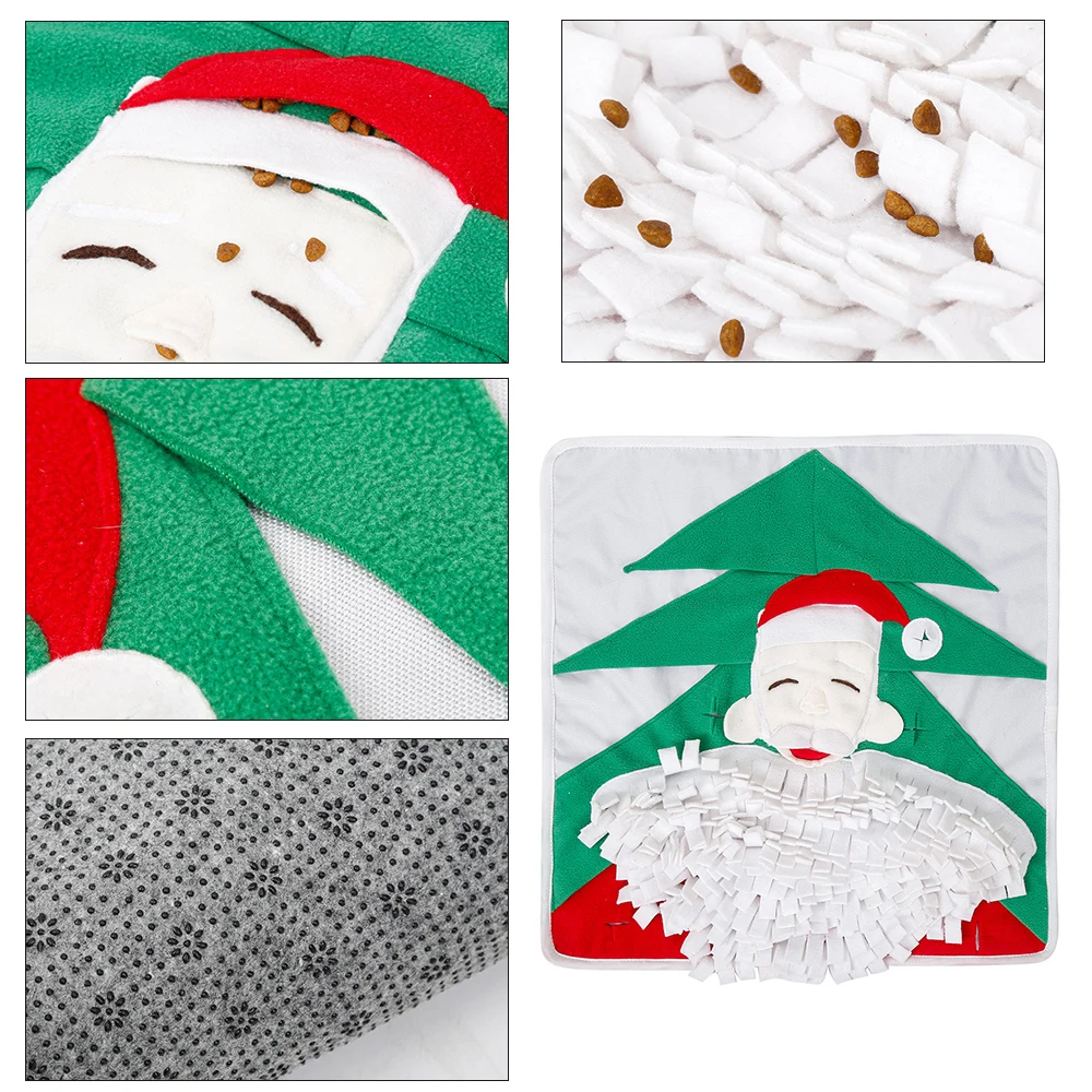 Санта Клаус головоломка дрессировки медленно Еда ноги коврик Рождественский Тип