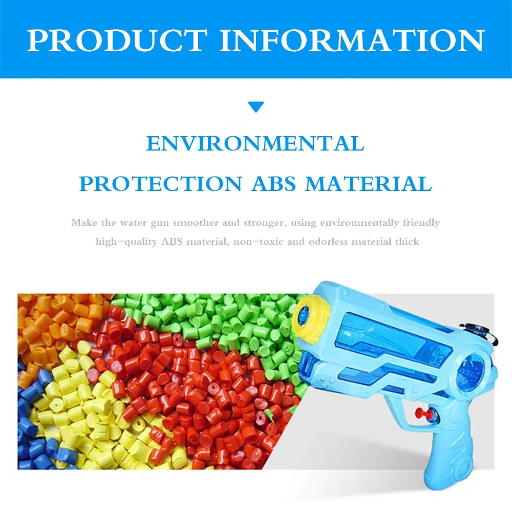 

IKAUOIE Summer Water Gun Children Toys Beach Bathing Drifting Water Toy Kids Baby Parent-child Outdoor Games Boys Girls Gifts