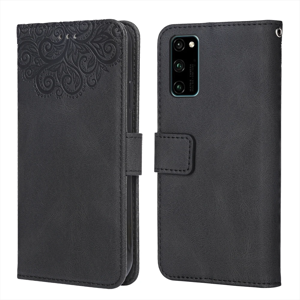 Для Huawei Honor вид 30 цветок тиснение чехол PCT AL10 TL10 L29 6 4 ''Wallet флип раскладный