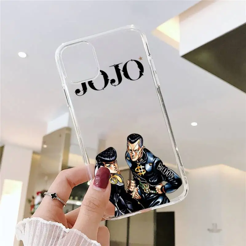 

JoJo Bizarre Adventure Phone Cases Transparent soft For iphone 5 5s 5c se 6 6s 7 8 11 12 plus mini x xs xr pro max