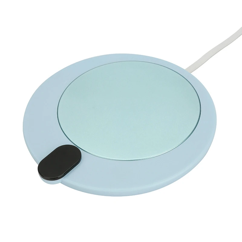 

Portable Round Shape USB Cup Warmer Heat Beverage Mug Mat Keep Drink Warm Heater Mugs Coaster Autumn Winter Desktop Home