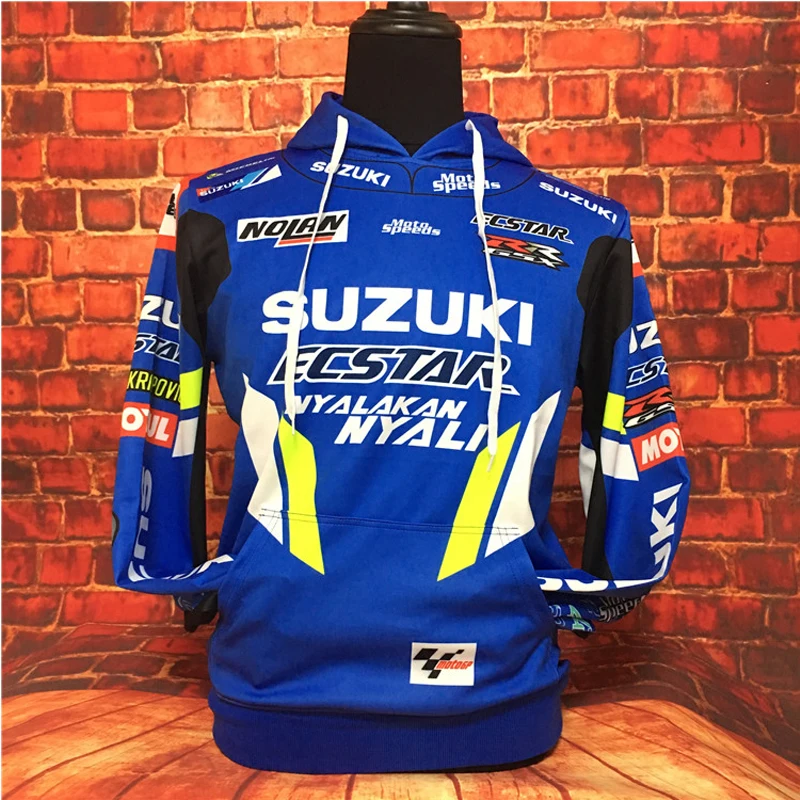 Knight GP мотоциклетная Толстовка Для Suzuki с вышитым логотипом, толстовка с капюшоном, куртка, пальто RR GSXR GXS, мотоциклетная одежда