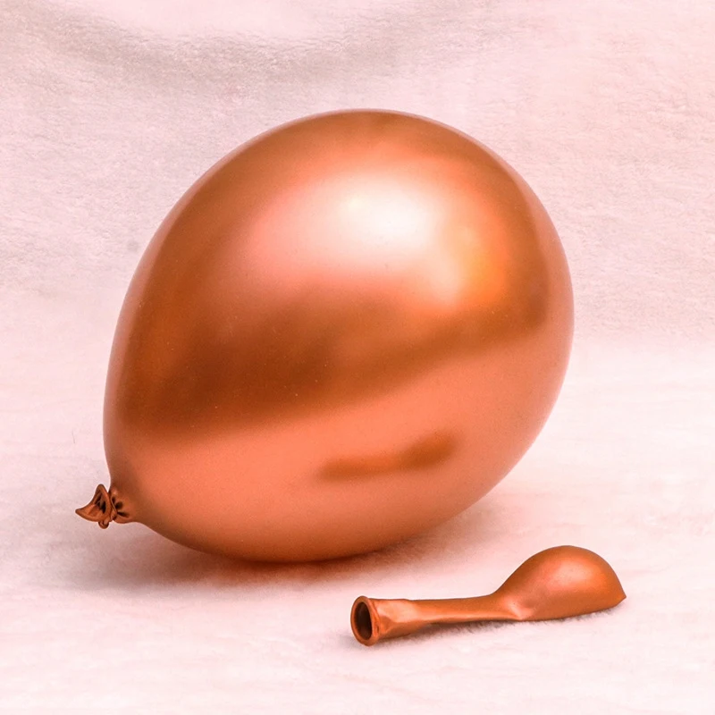 100Pcs 10 Inch Metallic Color Latex Balloons Thick Chrome Helium Air Glossy Metal Pearl Balloon Globos For Party Decor | Дом и сад