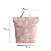 diapering toilet training packages mini waterproof wet dry bag for baby infant cloth diaper nappy pouch reusable
