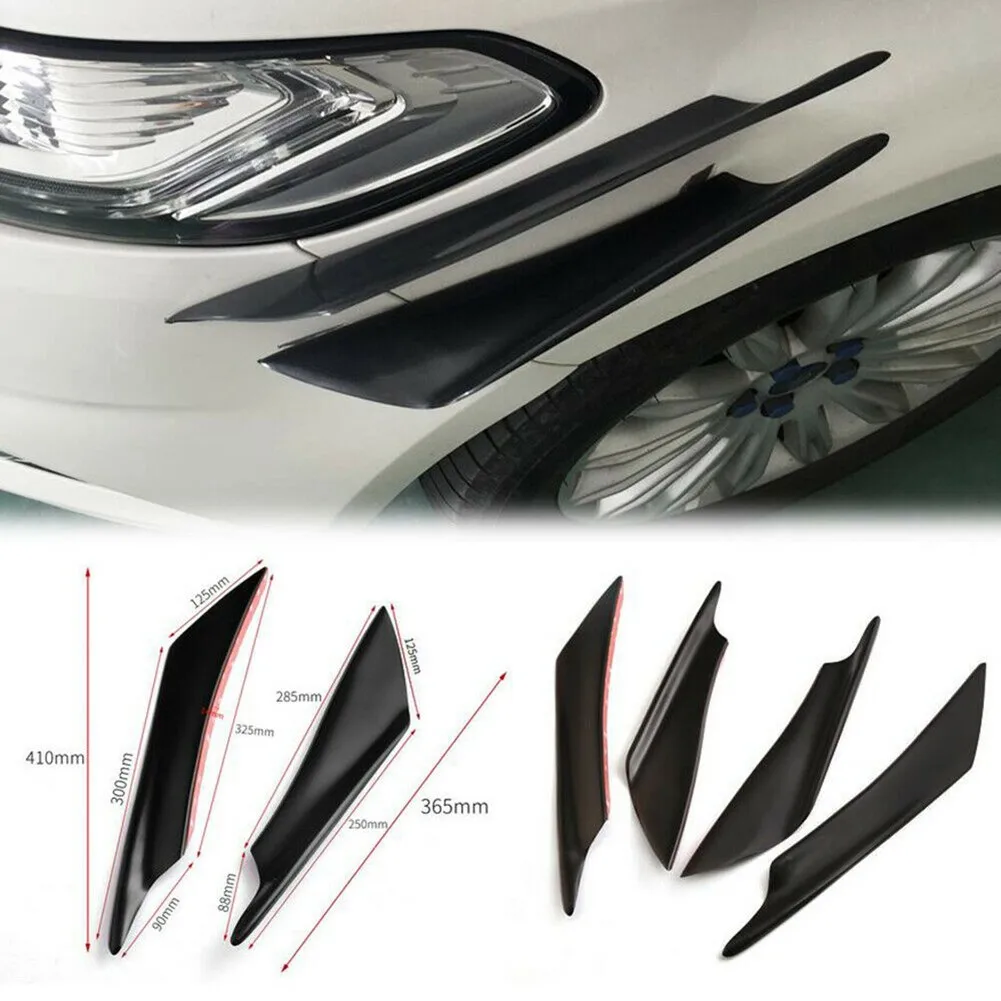 

Vehicle Front Bumper Spoilers 4pcs/kit Accessories Car Diffuser Valence