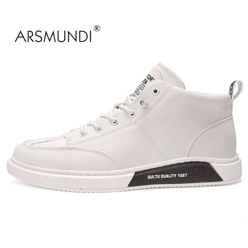 ARSMUNDI мужские туфли для скейтборда высокие Роскошные модные уличные дышащие