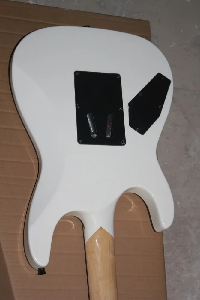 Custom shop KH-2 ouija электрогитара белая Кирк хэмметт подписи ouija гитара Звезда и Луна инкрустация гитара