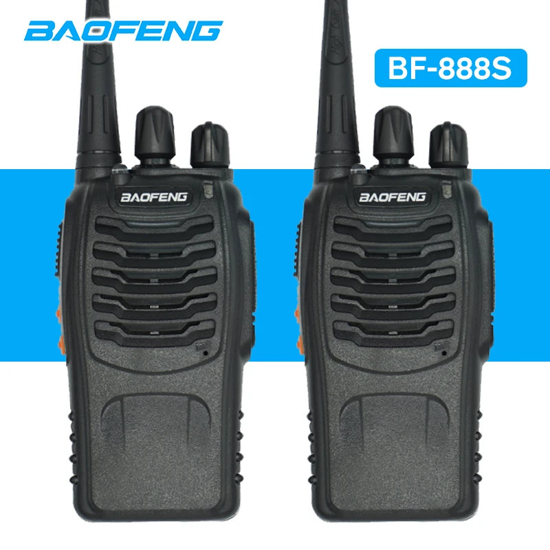 2 шт. Baofeng BF-888S рация UHF FM 400-470MHz портативные CB радиоприемники HAM