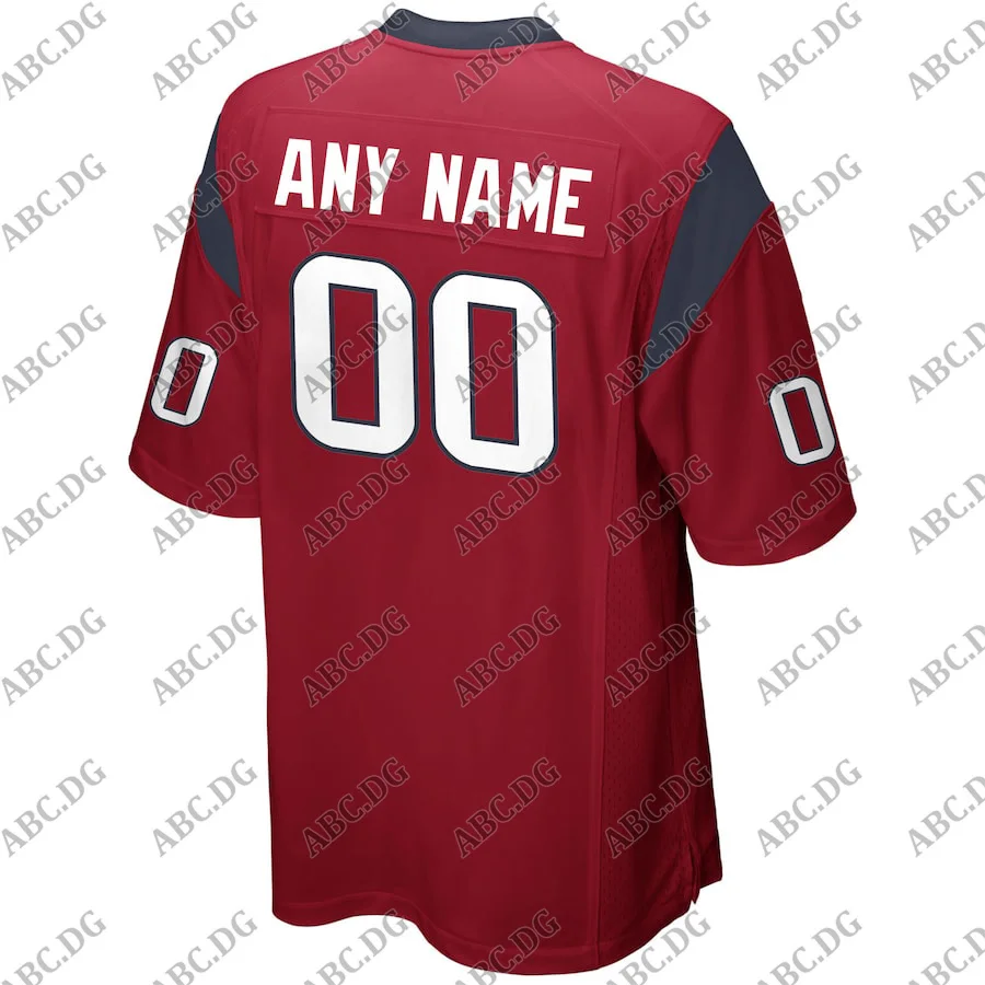 

Customized Stitch Men Women Kid Youth Houston Red Alternate Custom Game Jersey Any Name Any Number 4XL 5XL 6XL