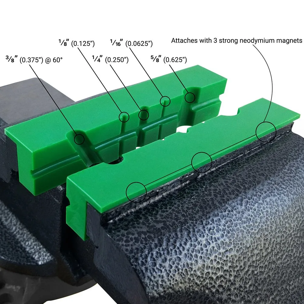 

1 Set Bench Vise Jaw Protection Cover Vice Jaws Pads Covers For Metal Vice Workshop Tools Accessories