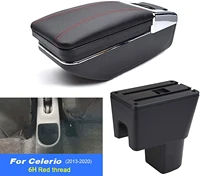 car armrest for suzuki celerio 2013 2021 central console box auto interior accessories parts arm rest with cup holder ashtray