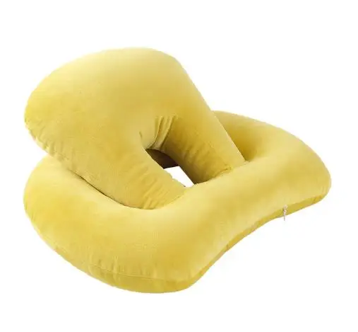 New Office Nap Pillows Soft Memory Foam Backrest Pillow Travel Outdoor Portable Neckrest Folding Slow Rebound | Дом и сад