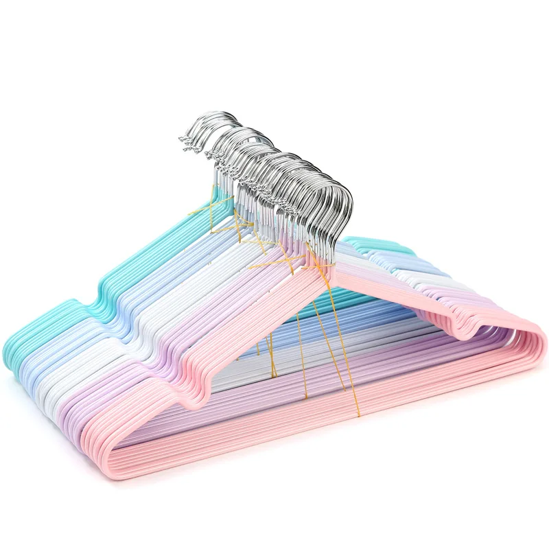Вешалка для одежды детей и взрослых металлическая + ПВХ нескользящая 10 шт./компл. |