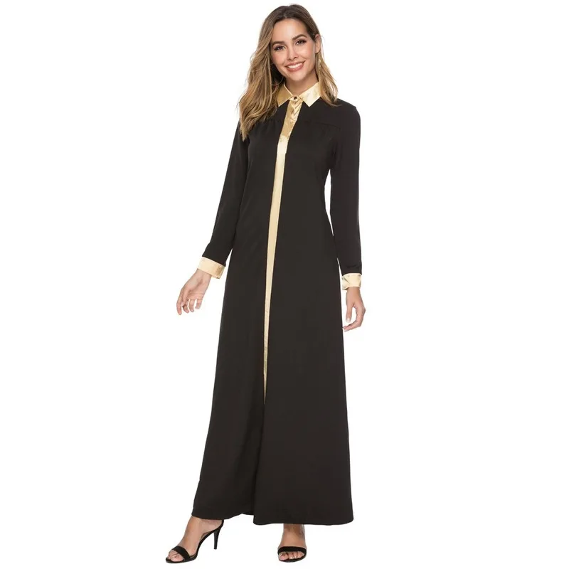 Кафтан арабский абайя Дубай ислам Турция мусульманская женская печать лоскутное