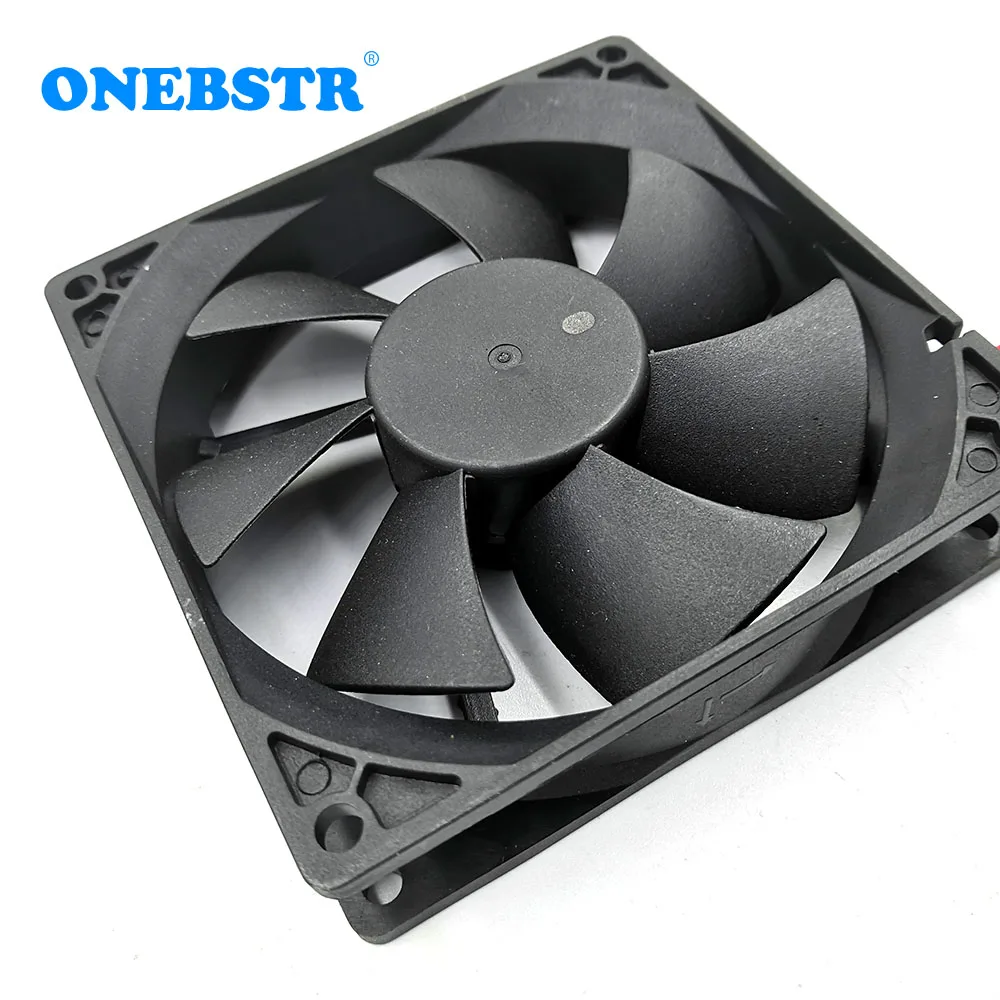 9225 бесщеточный вентилятор постоянного тока с двумя шарикоподшипниками 12 В 24 48