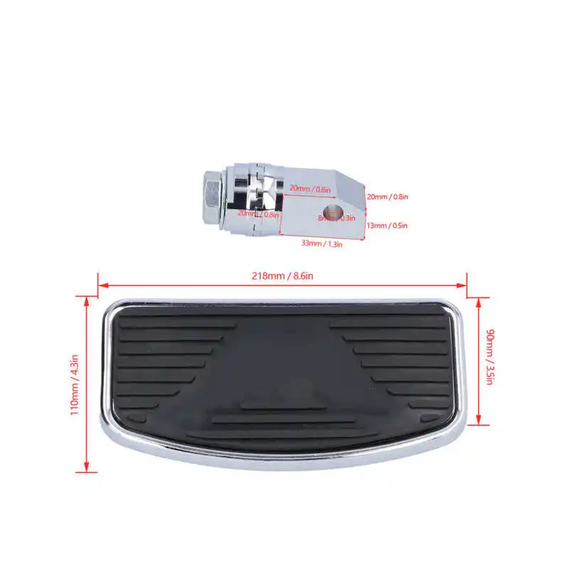 2pcs Adjustable Motorcycle Rear Passenger Wide Floorboard Footrests Fit for Honda VTX1300 VTX1800 | Автомобили и мотоциклы