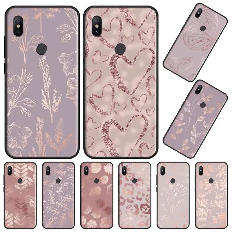 Мягкий резиновый чехол для телефона с градиентным рисунком Xiaomi Redmi note 4 4X 8T 9 9s 10 K20