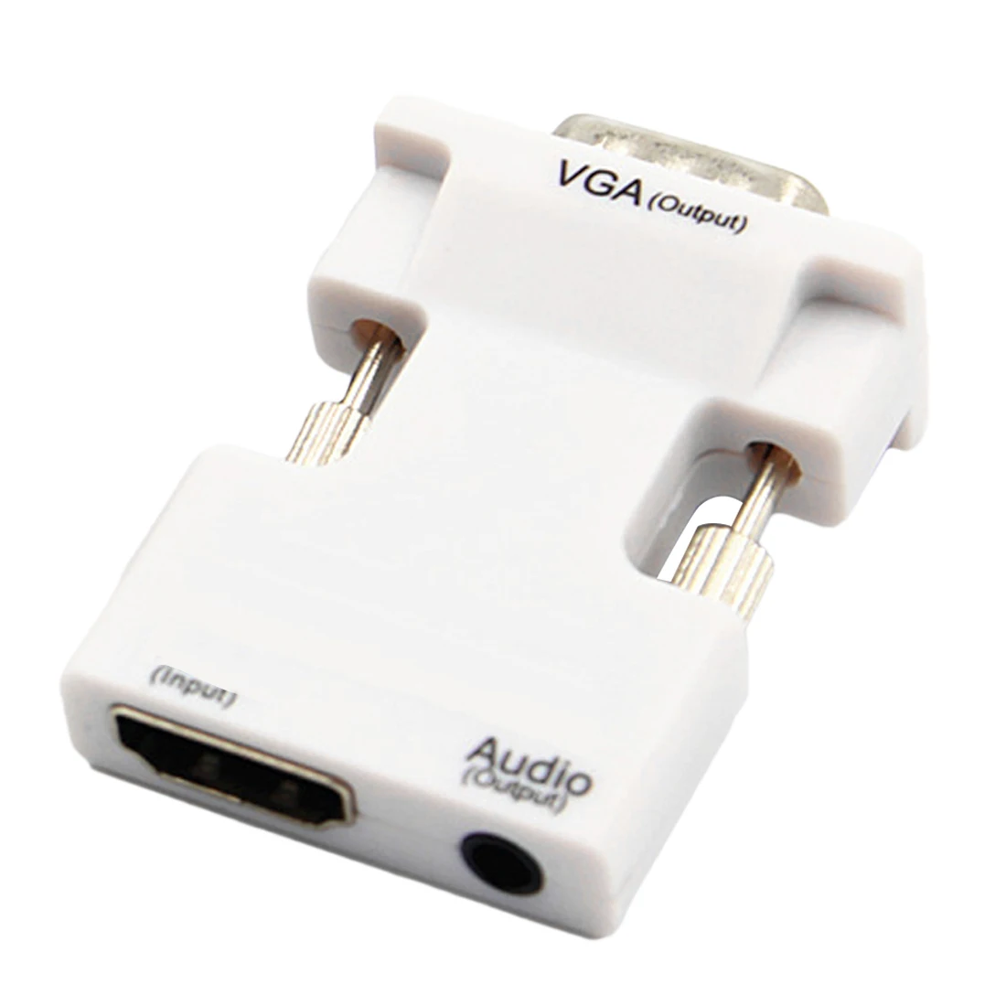 Преобразователь сигнала 1080P с аудио кабелями Pro HDMI совместимый конвертер мама VGA