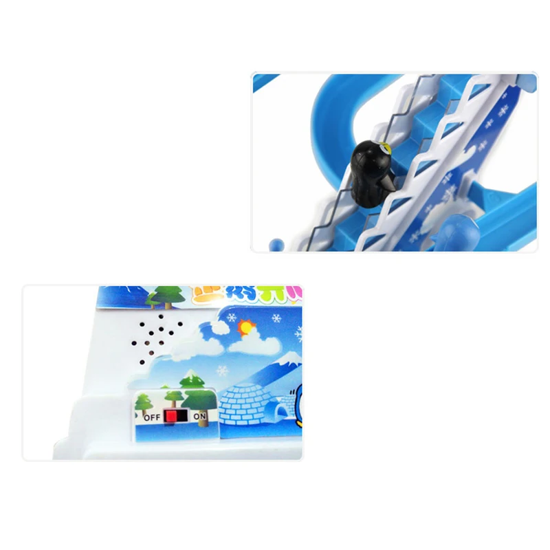 Забавный Пингвин подъем по лестнице музыкальные игрушки для детей головоломка взаимодействия родителей и