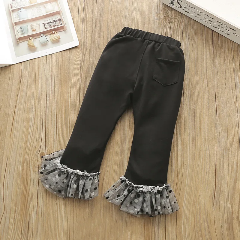 Шаровары для маленьких девочек джинсовая кружевная одежда джинсы штаны детские