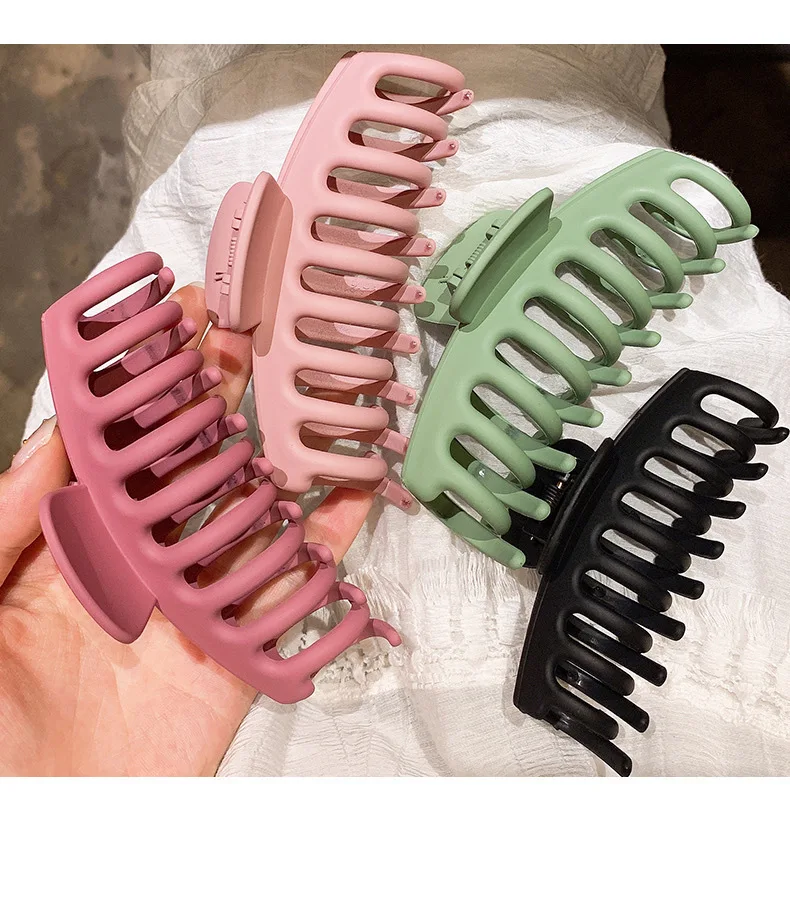

QIANJI Large disc hair clip hair clip female hair clip headdress bath clip new big hair clip shark clip