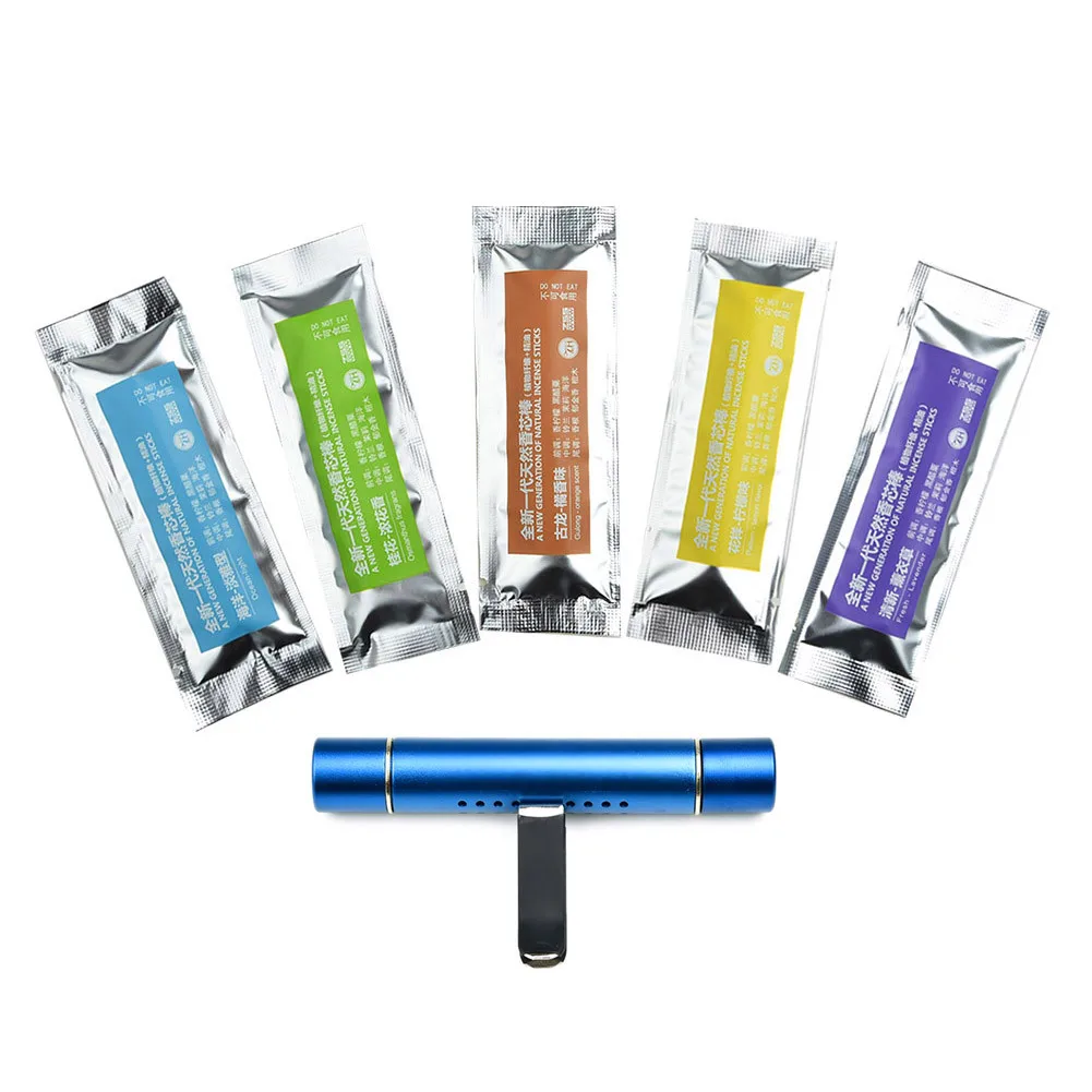 

Car Perfume Diffuser Clip Fragrance Freshener Sticks Air Vent Aluminum