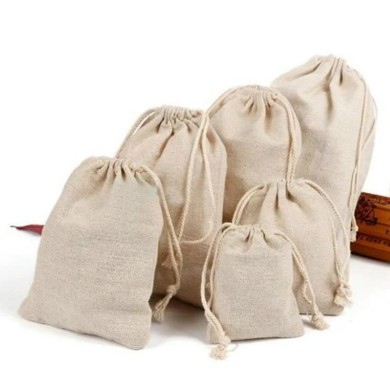 50 шт. косметичка на шнурке для упаковки ювелирных изделий|Упаковка и стойки