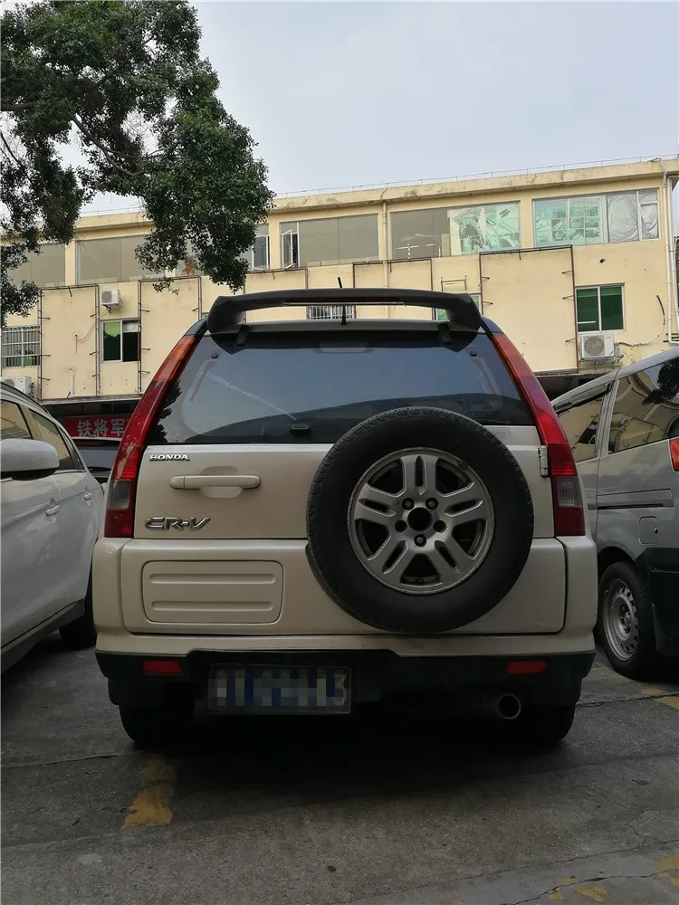 Спойлер для HONDA CR V 2001 2003 спойлер CRV из высококачественного АБС материала заднее