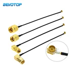 10 шт., переходник с U.fl на SMA, штекер SMA на IPEX1 U.fl штекер, Wi-Fi антенна, адаптер RF1.13, кабель с отверстием