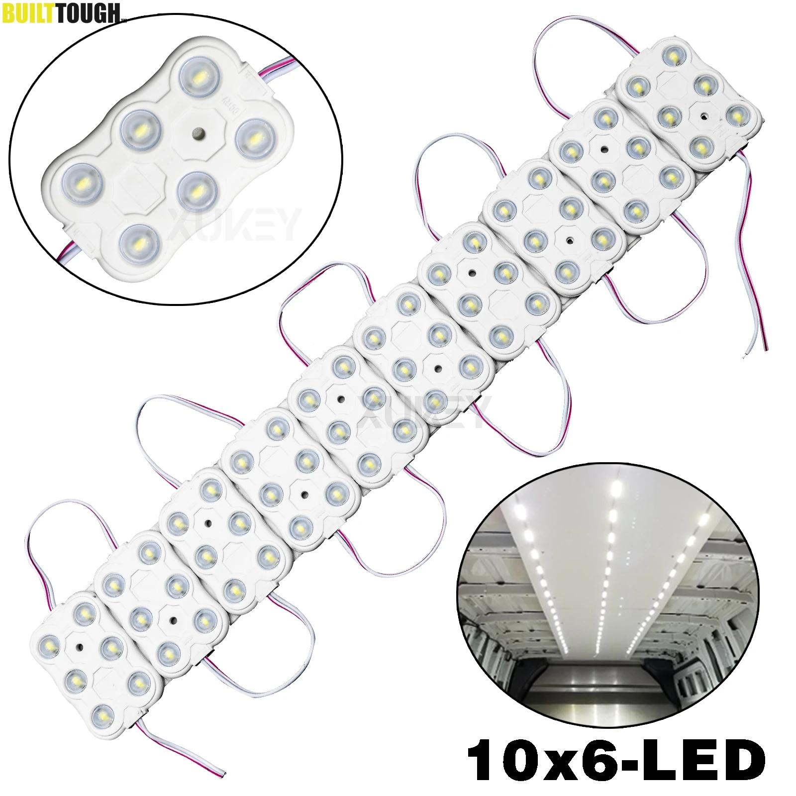 

Van Workshop Interior Lighting Roof Ceiling Light Camping Tent Shed Cabinets Lamp Caravan RV Camper Transit Ducato Talento Caddy