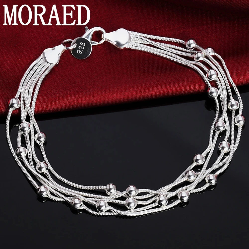 

Женский браслет из серебра 925 пробы, с пятью змеями и бусинами винограда