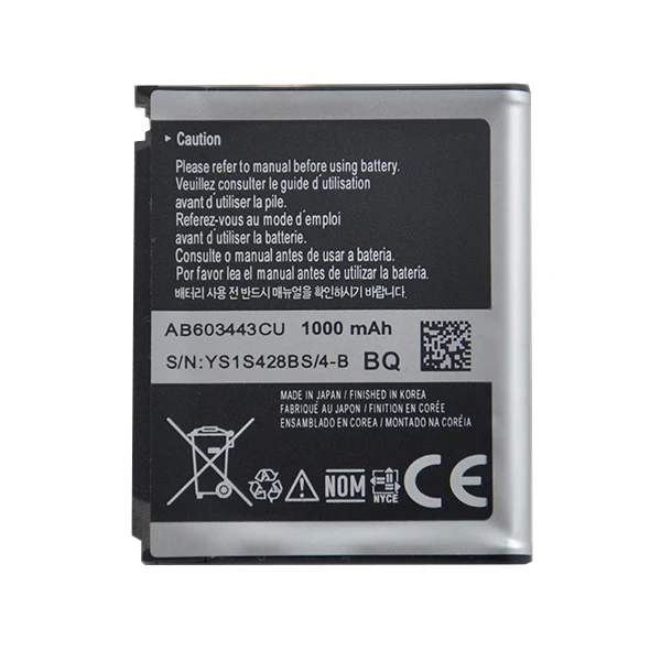 Ооз Высокое качество 800 мА/ч, AB603443CU Батарея для SAMSUNG GT-S5230C GT-S5233A GT-S5233C GT-S5233S SGH-S5230 SGH-S5230