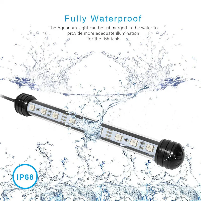 Gako светильник для аквариума водонепроницаемый подводный растений белый