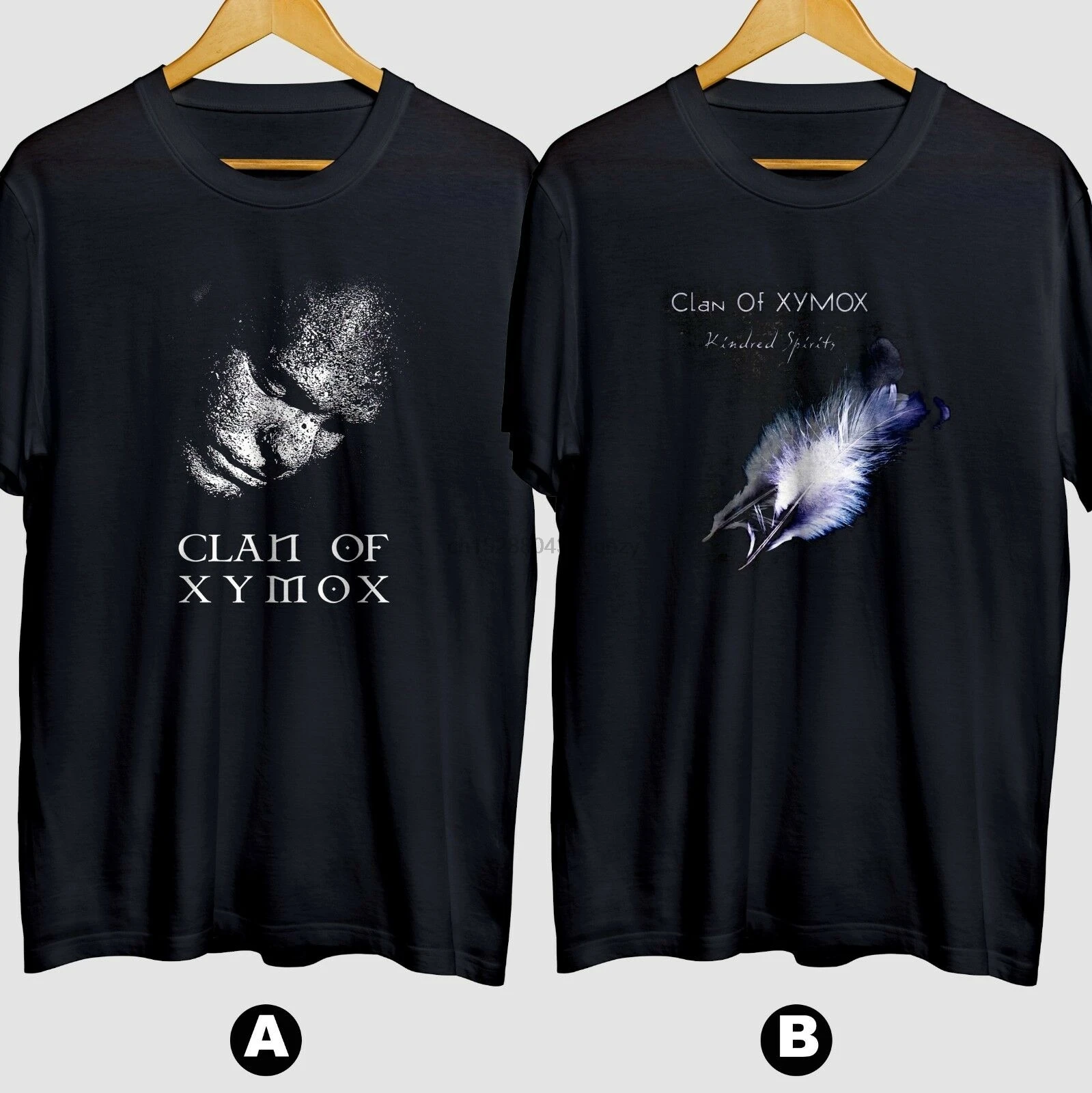 Clan of Xymox новая волна рок группа хлопковая Футболка двухсторонняя мужская женская