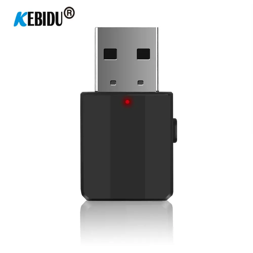 Мини стерео аудио приемник Kebidu 2 в 1 Bluetooth 5 0 AUX RCA USB 3 мм разъем для ТВ ПК