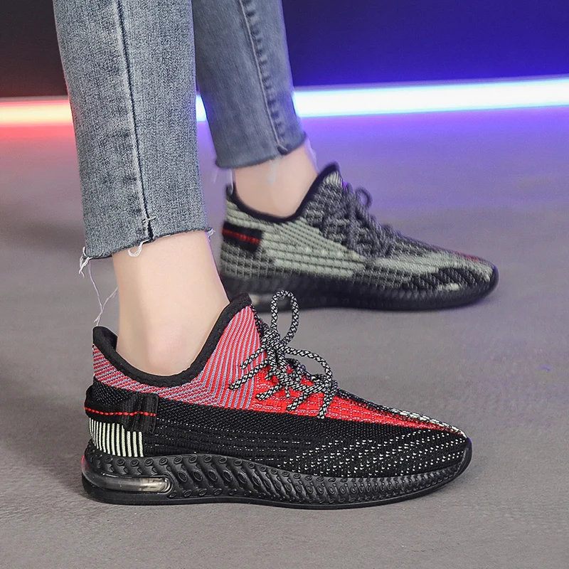 

High Quality Women's Shoes Mesh Breathable Shoe Women Air Cushion Non-Slip Trend Casual Sneakers Ladies Zapatillas Hombre Women
