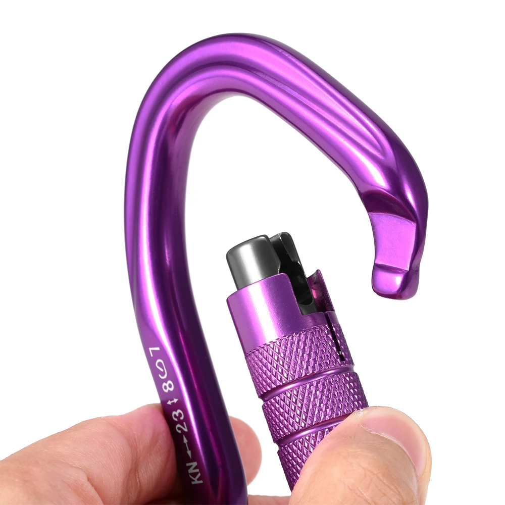 D образная Пряжка 23 кН поворотные ворота карабин 24 d кольцо Автоматическая