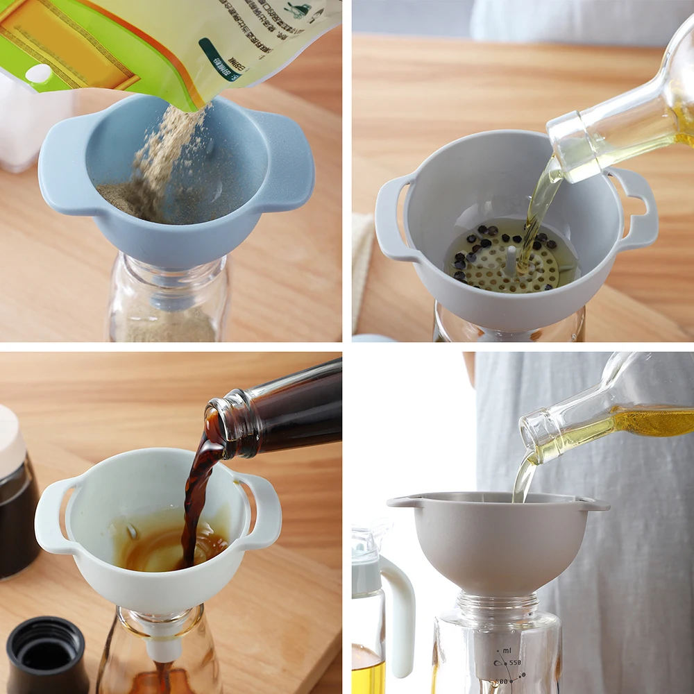 4-в-1 комплект воронок масляный воронковый фильтр кухонные инструменты масляная