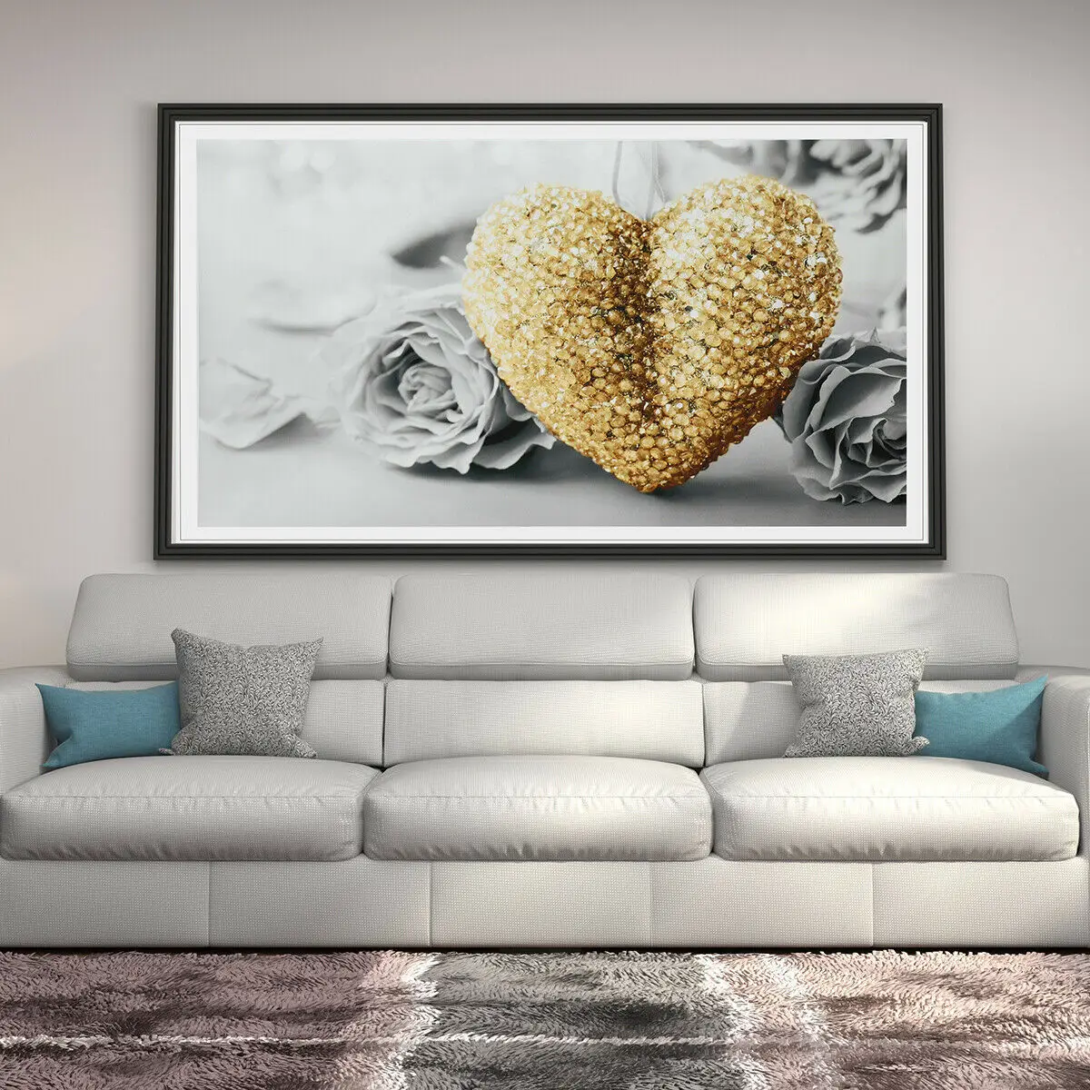 Настенная декоративная картина в виде любви подвесная аэрозольная маслом холст