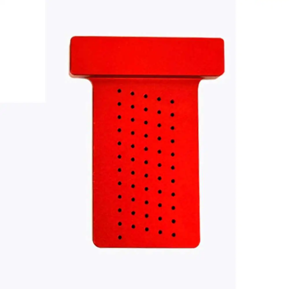

T60 5-60mm Mark Aluminum Alloy T Square Hole Measuring Woodworking Scriber Ruler