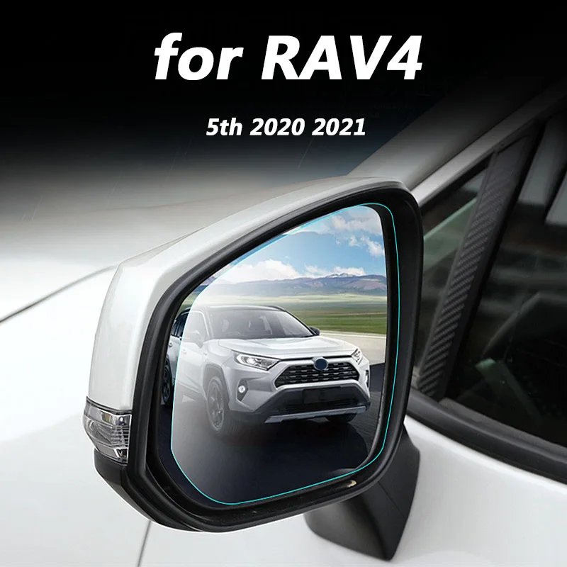 

For Toyota RAV4 5th 2020 2021 Car rearview mirror rain film hydrophobic film protective decorative accessories