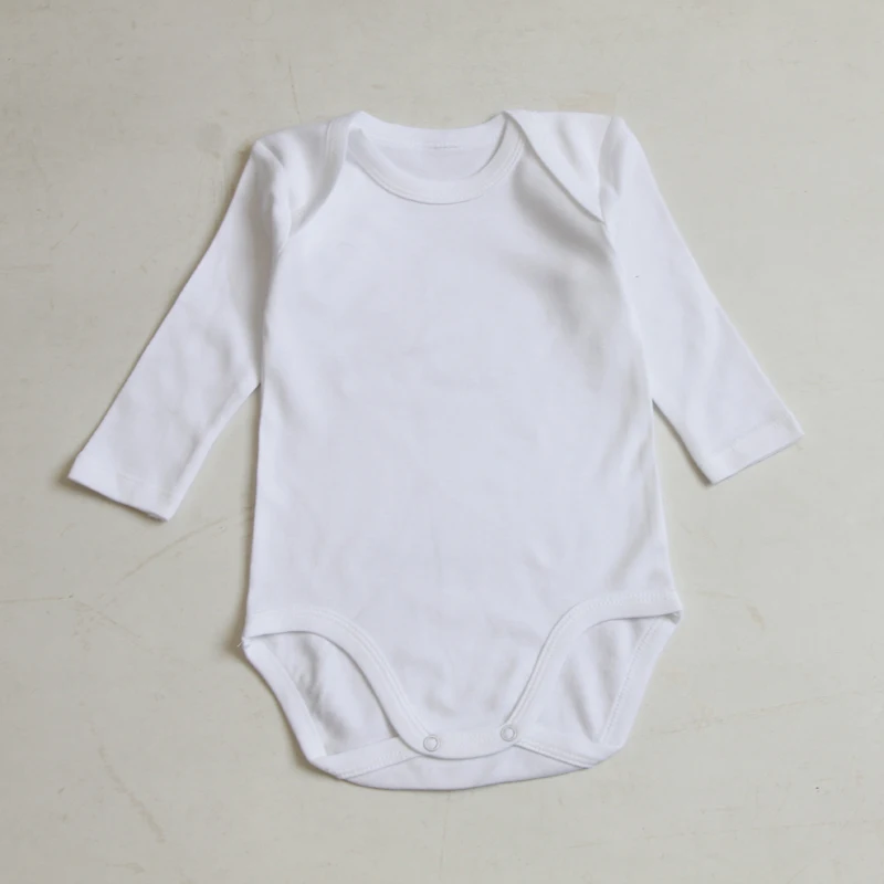 2/3/4 шт. детское хлопковое боди с длинным рукавом и круглым вырезом | Мать ребенок