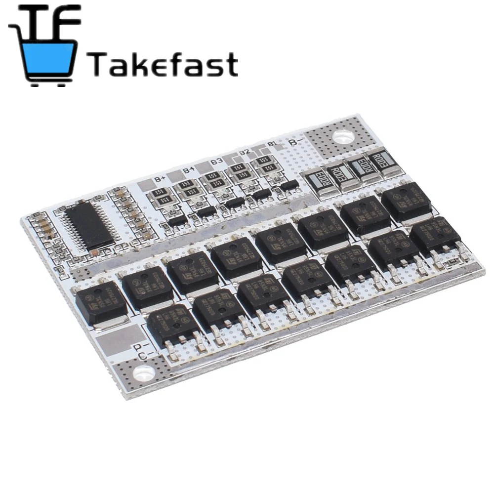 Защитная печатная плата для литий-ионных и литий-полимерных аккумуляторов 3s/4s/5s