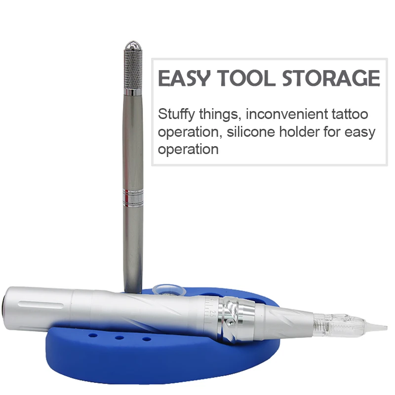 2 шт. Полуперманентная тату машина поддержка силиконовых цветных стаканчиков пму