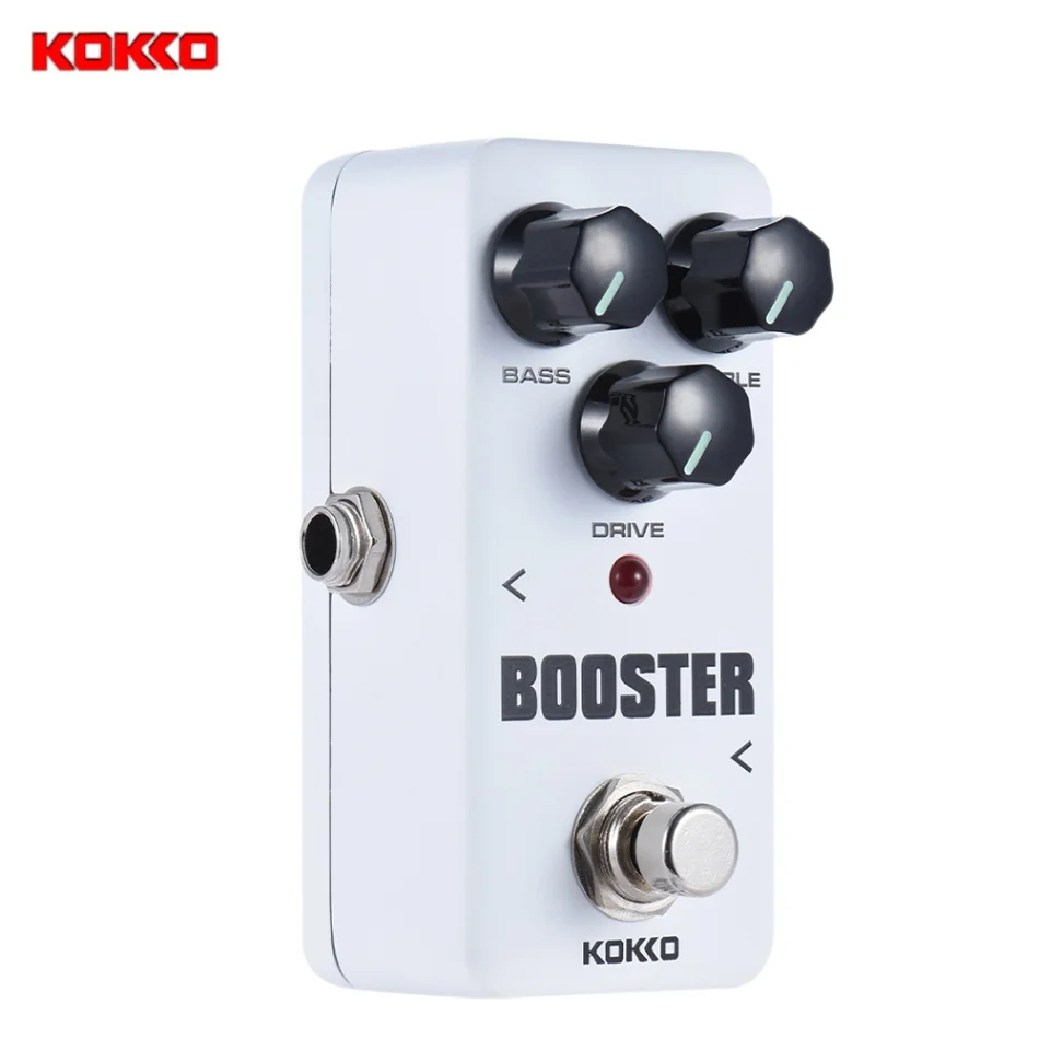 Booster Kokko эффект гитарной педали компрессор усилитель искажения Overdrive электрический бас гитарные эффекты настоящий Обход Музыкальные инструменты - Цвет: Booster