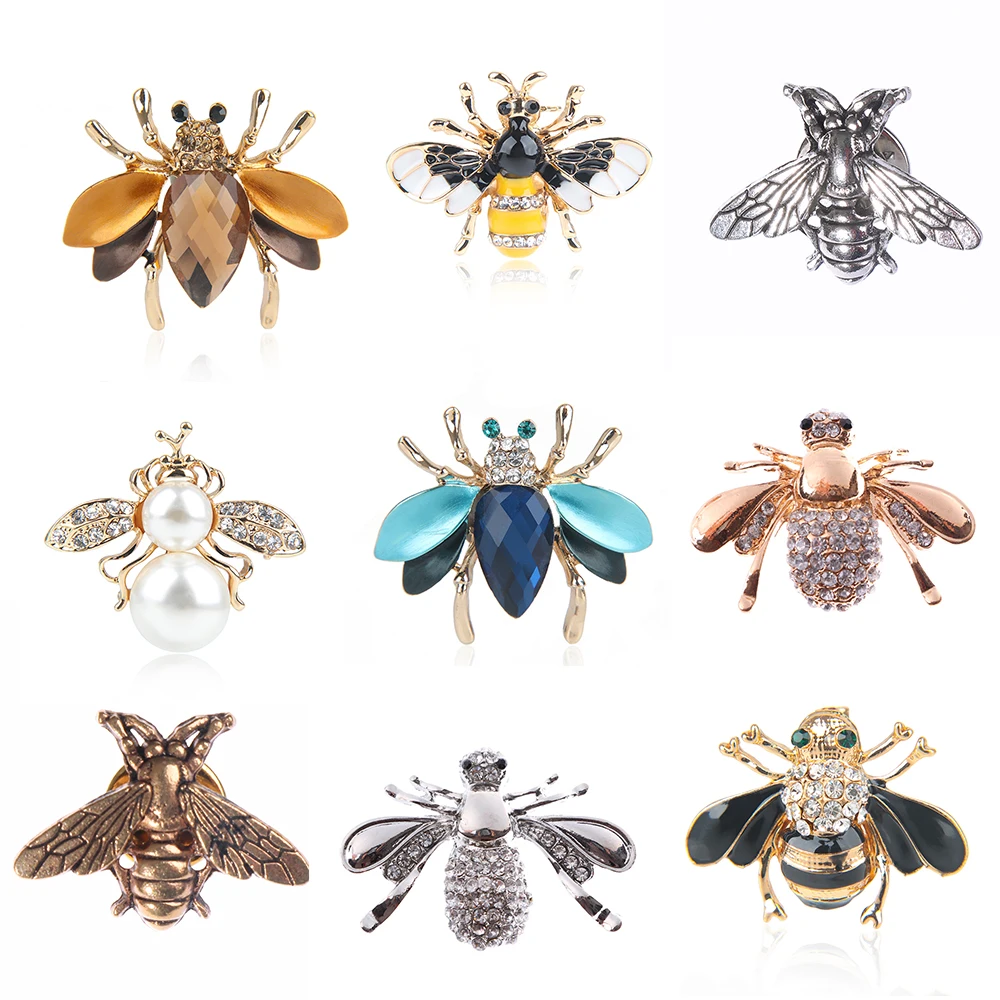 1 шт. женская брошь в виде пчелы с искусственным жемчугом | Украшения и аксессуары